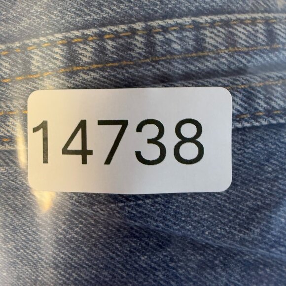 Levi's Jeans Men's 36x34 Blue Denim Straight Leg 505 Classic American Pants - Picture 7 of 7